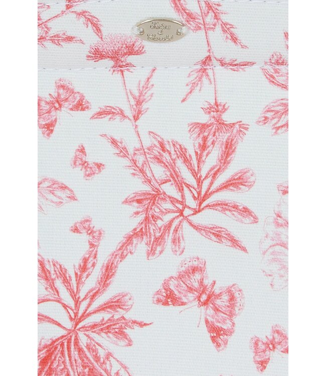 Tartine et Chocolat Canvas Tas Roze/Rood print