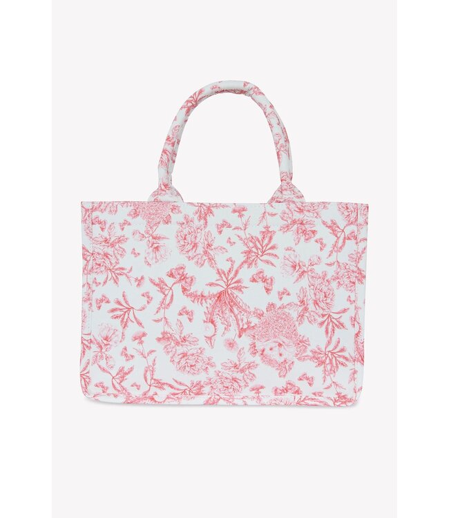 Tartine et Chocolat Canvas Tas Roze/Rood print