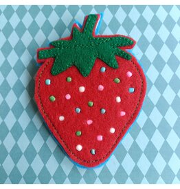 Broche Aardbei