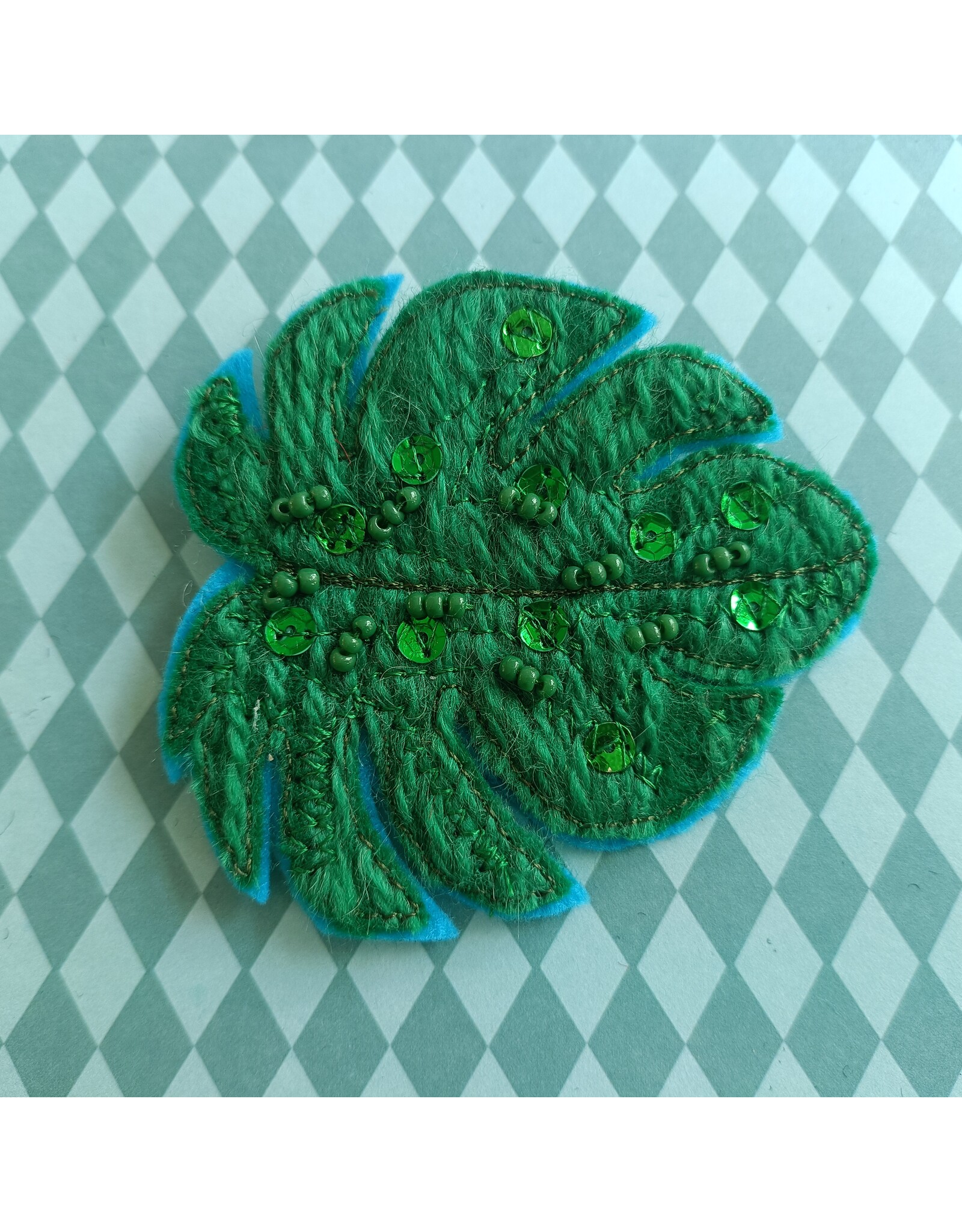 Broche Monstera