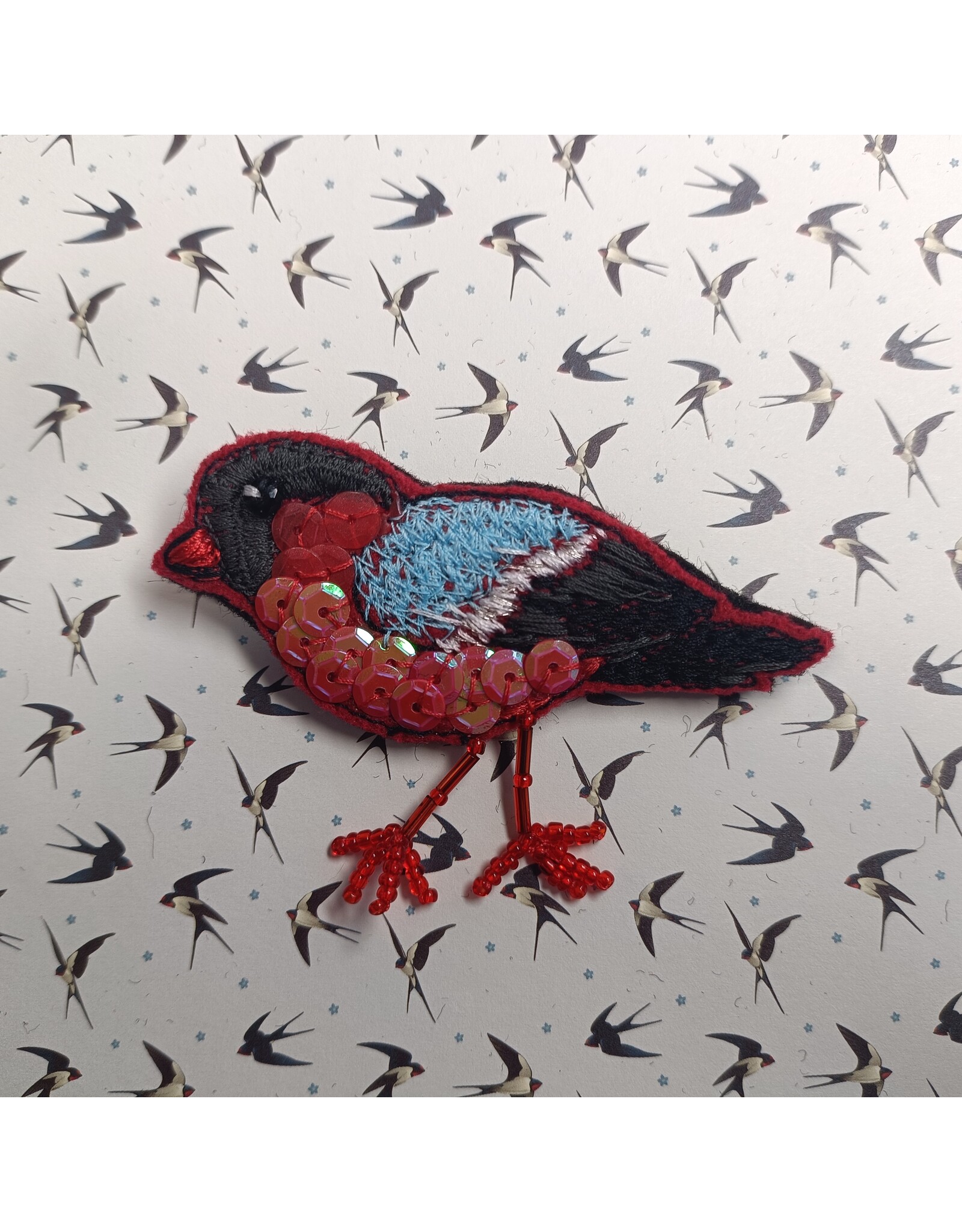 Broche Birdy Blue (V105)