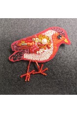 Broche Birdy Orange (V108)