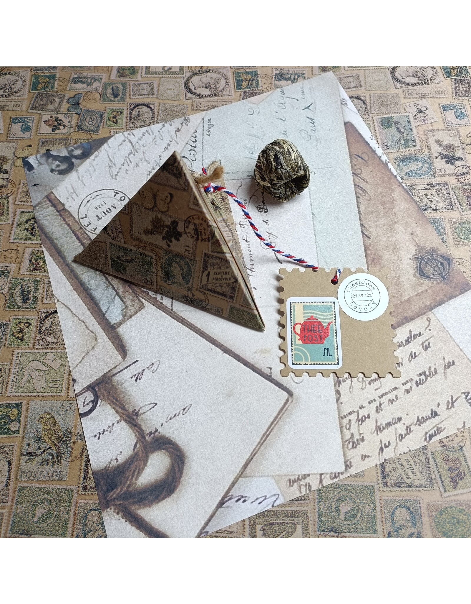 Theebloem van groene thee