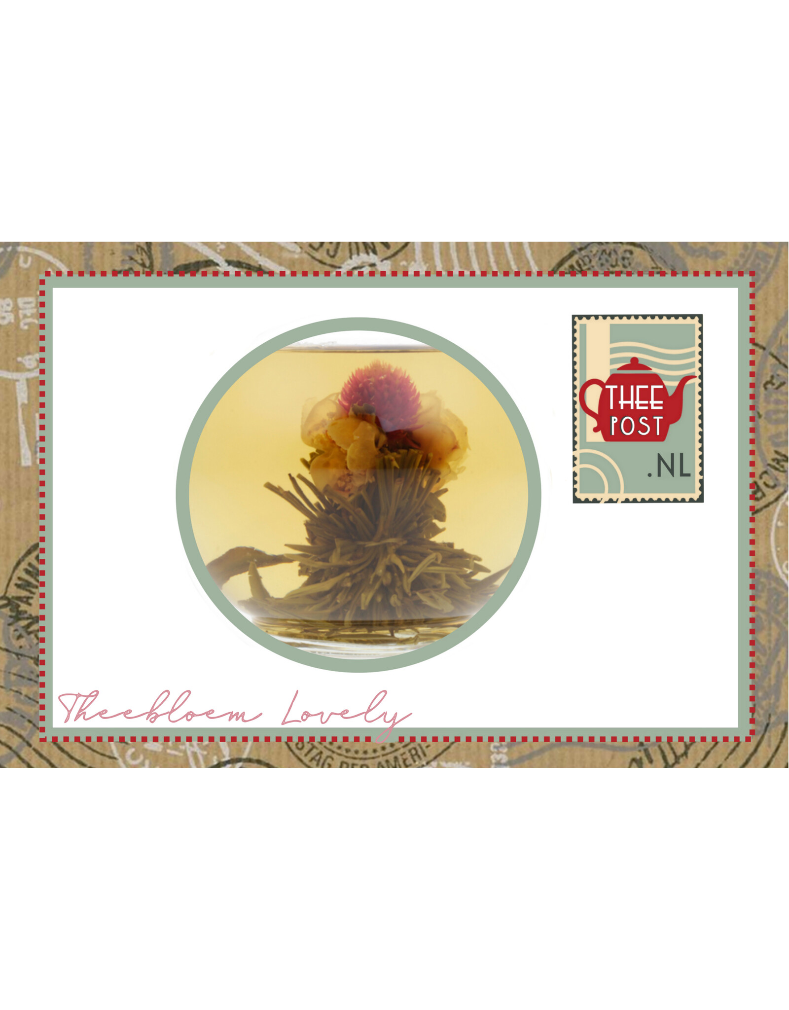 Theebloem van groene thee