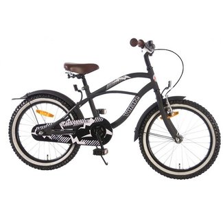 Volare Kinderfietsen Jongensfiets 18 Inch Volare Black Cruiser 31802