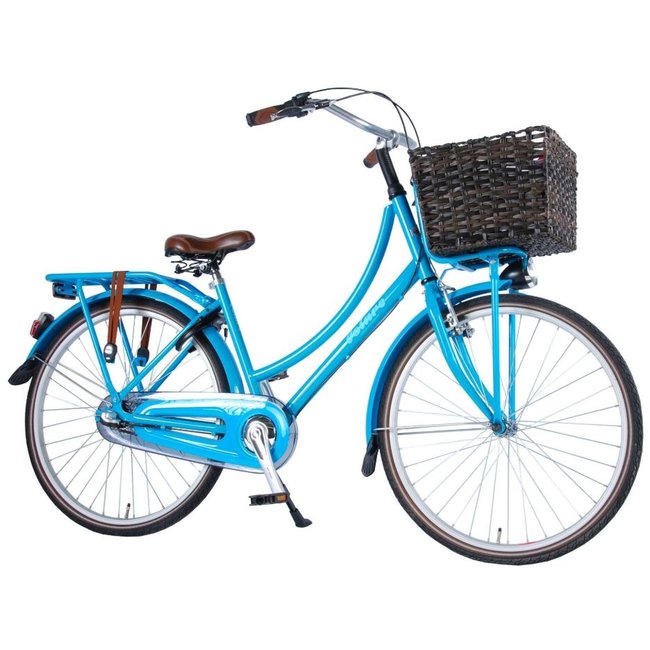 Kunststof Gevlochten Fietsmand Groot