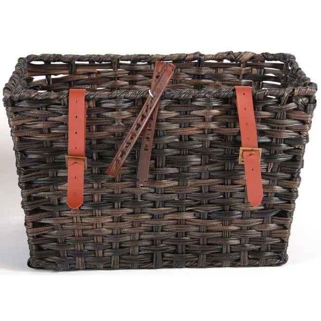 Kunststof Gevlochten Fietsmand Groot