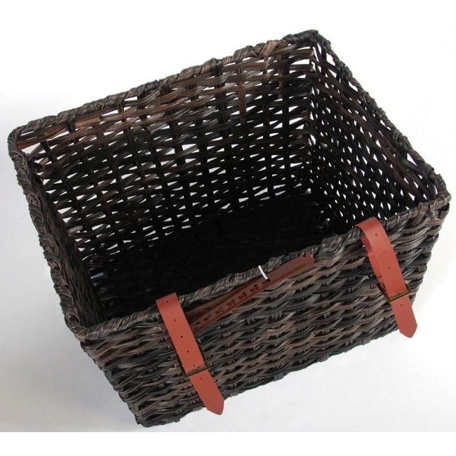 Kunststof Gevlochten Fietsmand Groot