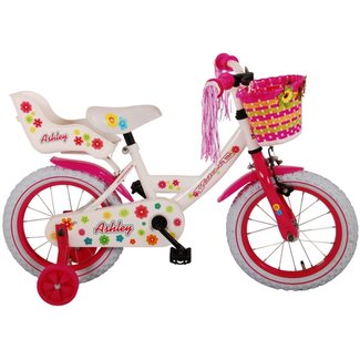 Volare Kinderfietsen Meisjesfiets 14 Inch Volare  Ashley Wit 81404