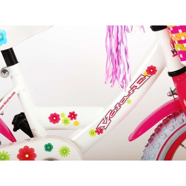 Meisjesfiets 14 Inch Volare  Ashley Wit 81404