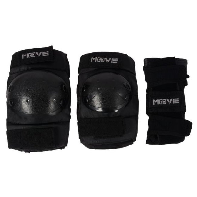 Move Beschermset Unisex Junior Kind Zwart