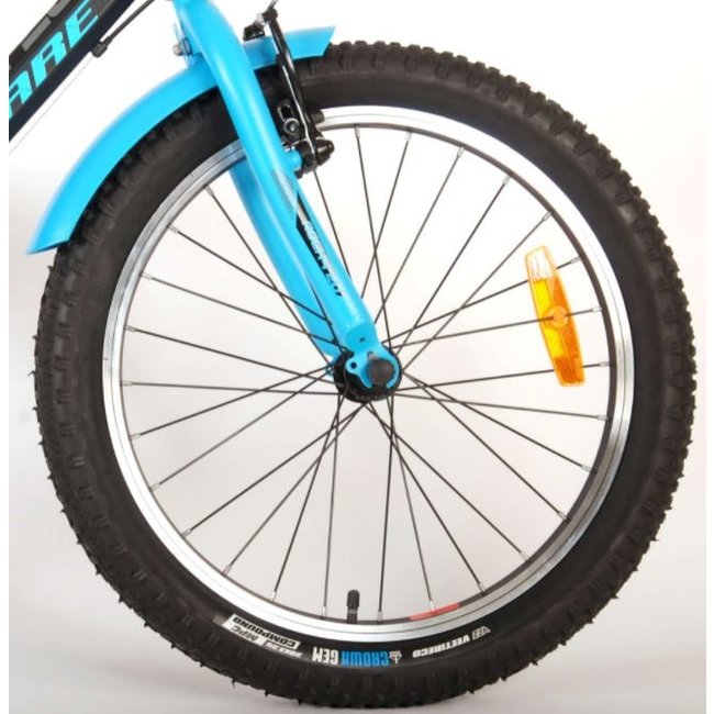 Jongensfiets 20 Inch Volare Rocky 6V Zwart Blauw 92022