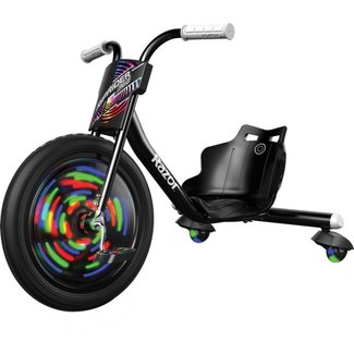 Razor Rijdend Speelgoed Razor Drift Trike Riprider 360 Lightshow Zwart