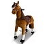 My Pony Speelgoed Paard Op Wielen Bruin Klein