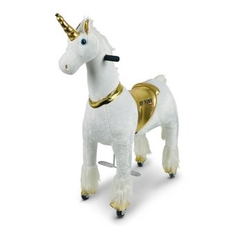 MY PONY Speelgoed Paard Op Wielen - My Pony Eenhoorn Goud Klein