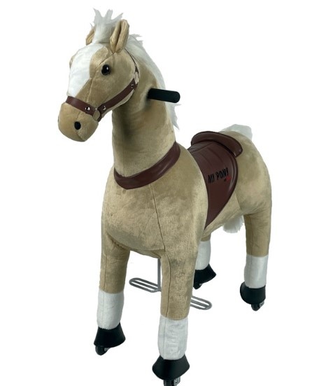 kleur Haarzelf Sluiting Speelgoed Paard Op Wielen - My Pony Wit Groot - Djimmi.nl