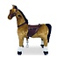 My Pony Speelgoed Paard Op Wielen Lichtbruin Groot