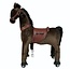 My Pony Speelgoed Paard Op Wielen Donkerbruin Groot