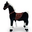 Speelgoed Paard Op Wielen - My Pony Zwart Wit Groot
