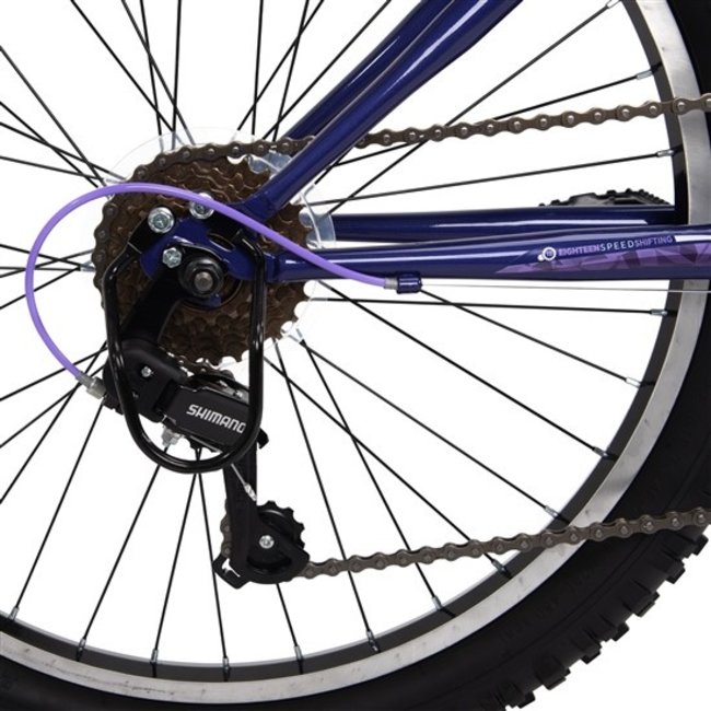 Huffy Meisjes Mountainbike 24 Inch Extent 18V Paars 64359W