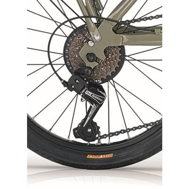 MBM Vouwfiets 20 Inch Kangaroo 6 Versnellingen Mos Groen