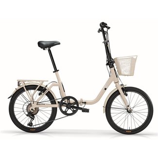 MBM Fietsen MBM Vouwfiets 20 Inch Kangaroo 6 Versnellingen Creme