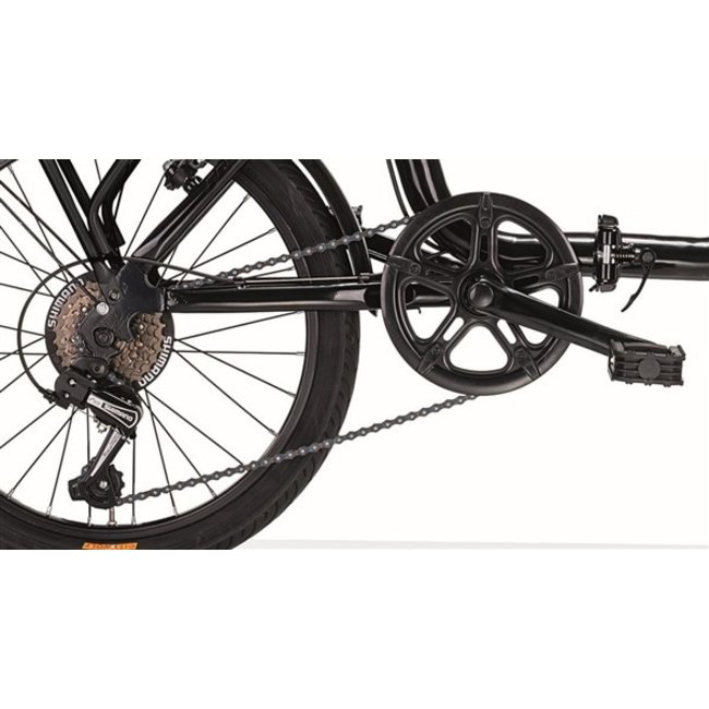 Vouwfiets 20 Inch MBM Kangaroo 6V Zwart