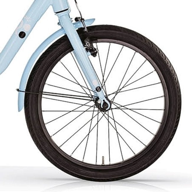 MBM Vouwfiets 20 Inch Kangaroo 6 Versnellingen Blauw