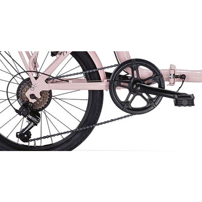 Vouwfiets 20 Inch MBM Kangaroo 6V Roze