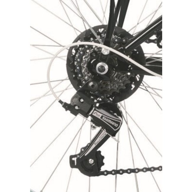 MBM  Meisjesfiets 24 Inch Fleur 6 Versnellingen Zwart