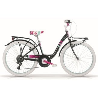 MBM MBM Meisjesfiets 26 Inch Fleur 6 Versnellingen Zwart