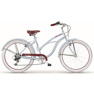 MBM Fietsen MBM Damesfiets 26 Inch Honolulu Beach Cruiser 6 V Blauw