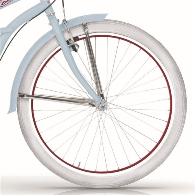 Damesfiets 26 Inch Honolulu Beach Cruiser 6 Versnellingen Blauw