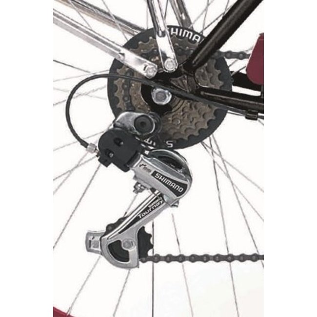 MBM Damesfiets 26 Inch Honolulu Beach Cruiser 6 Versnellingen Zwart