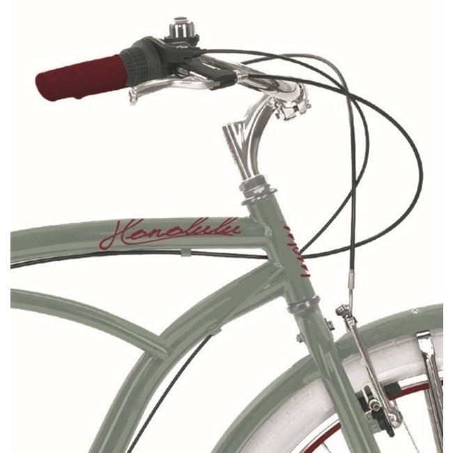 MBM Herenfiets 26 Inch Honolulu Beach Cruiser 6 Versnellingen Groen