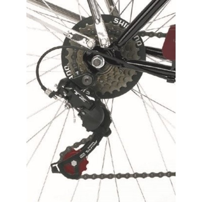 Heren Beach Cruiser 26 Inch MBM Honolulu 6V Zwart