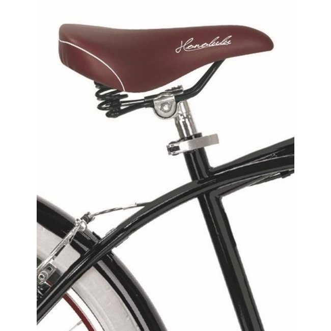 Heren Beach Cruiser 26 Inch MBM Honolulu 6V Zwart
