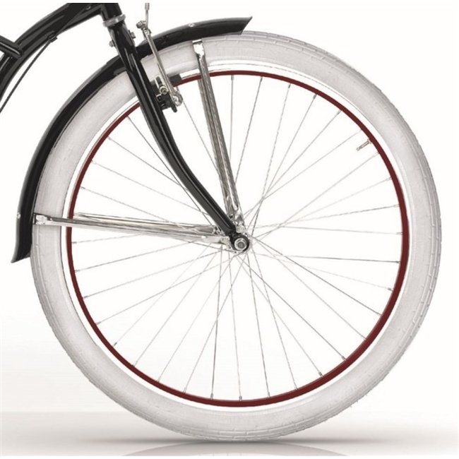 MBM Herenfiets 26 Inch Honolulu Beach Cruiser 6 Versnellingen Zwart