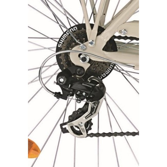 Damesfiets 28 Inch MBM Boulevard 6V Creme