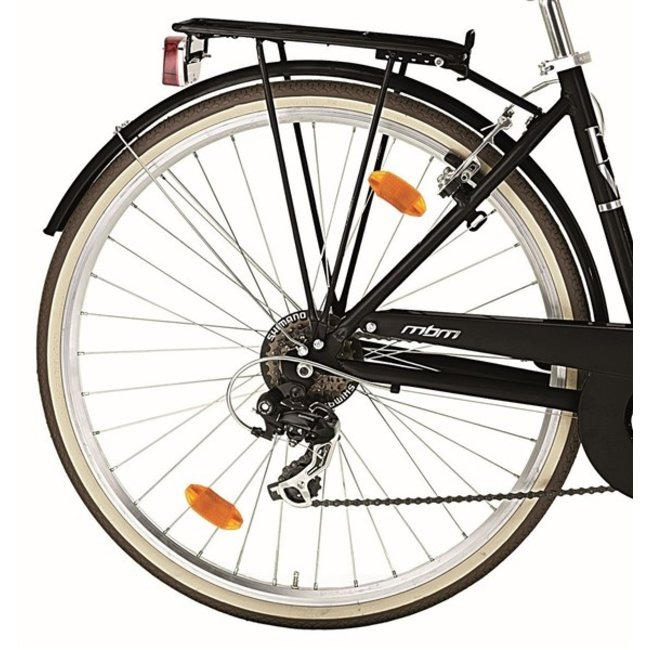 Damesfiets 28 Inch MBM Boulevard 6V Zwart