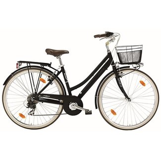 MBM Fietsen MBM Aluminium Damesfiets 28 Inch Boulevard 6 V Zwart