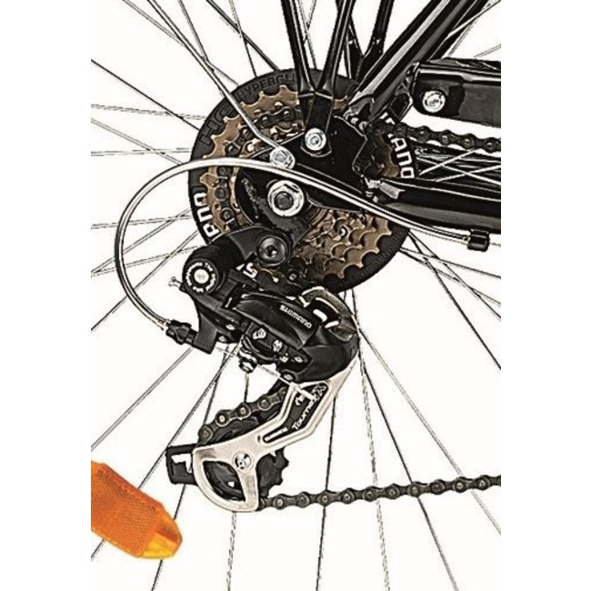 MBM Aluminium Herenfiets 28 Inch Boulevard 6 Versnellingen Zwart