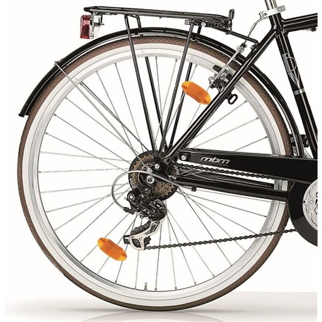MBM Aluminium Herenfiets 28 Inch Boulevard 6 Versnellingen Zwart