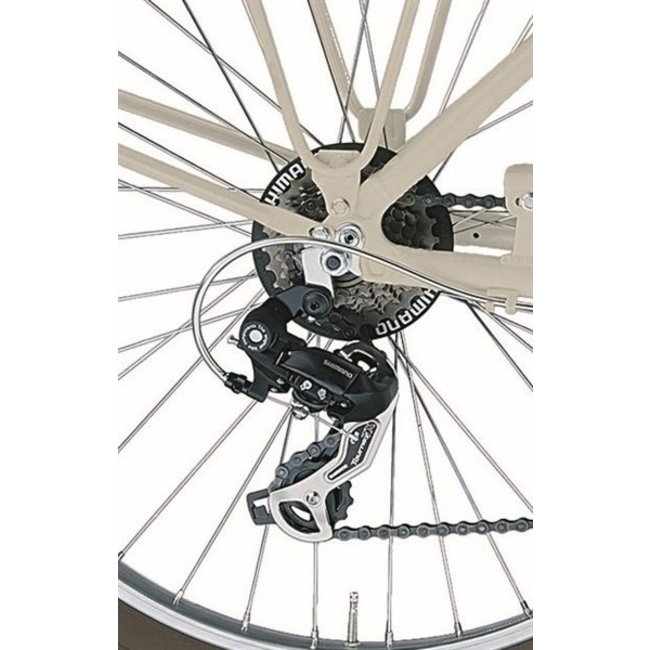 MBM Aluminium Damesfiets 26 Inch Maui Beach Cruiser 7 V Mat Zand