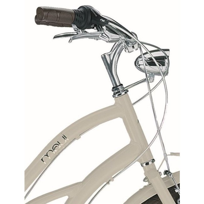 MBM Aluminium Damesfiets 26 Inch Maui Beach Cruiser 7 V Mat Zand