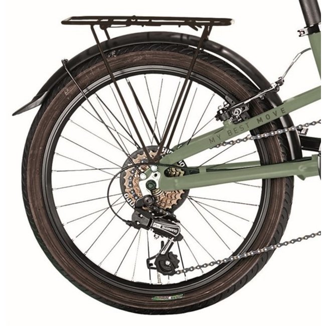 Vouwfiets 20 Inch MBM Metro 6V Groen