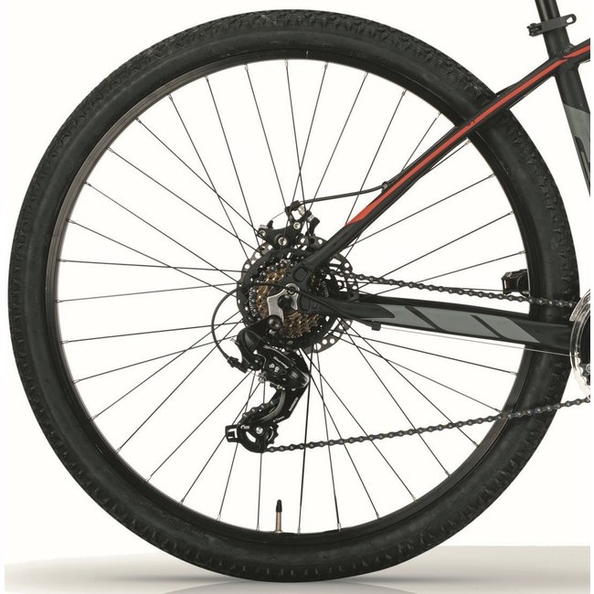 Mountainbike Heren 29 Inch MBM Loop 24V Rood