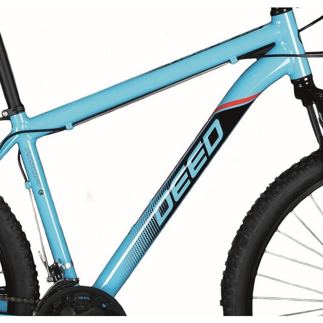 Mountainbike Heren 27.5 Inch Deed Hoop 21V Blauw