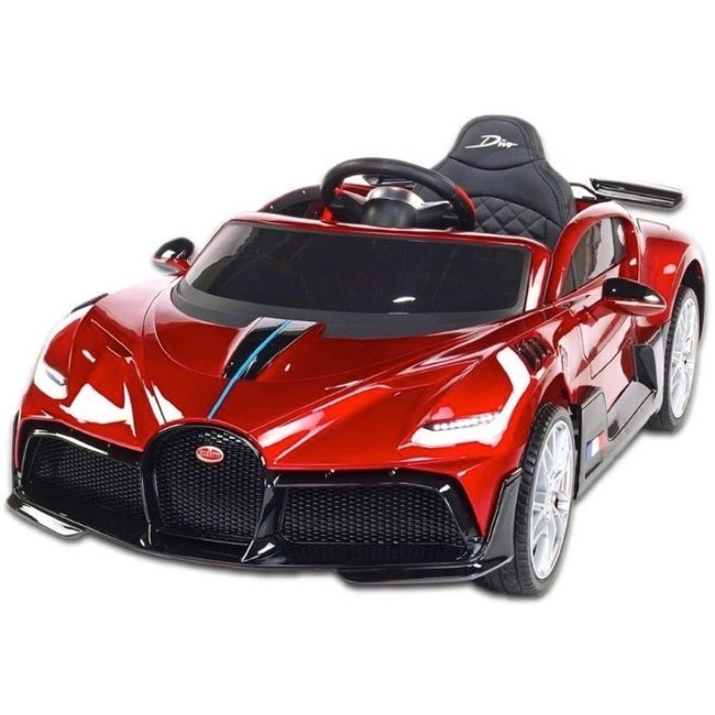 Rollzone Elektrische Kinderauto Bugatti Divo Rood