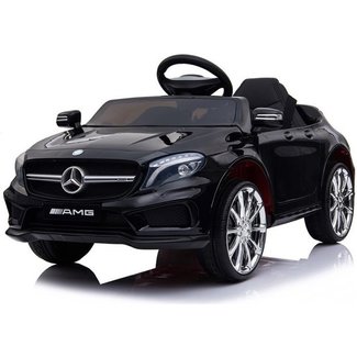 Mercedes Elektrische Kinderauto Rollzone Mercedes GLA 45 Zwart